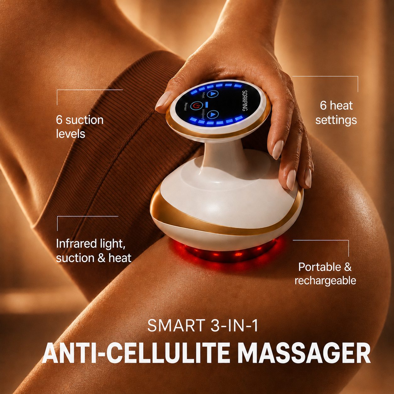 CÉLUVIA® SCULPTCORE™ ANTI-CELLULITE MASSAGER
