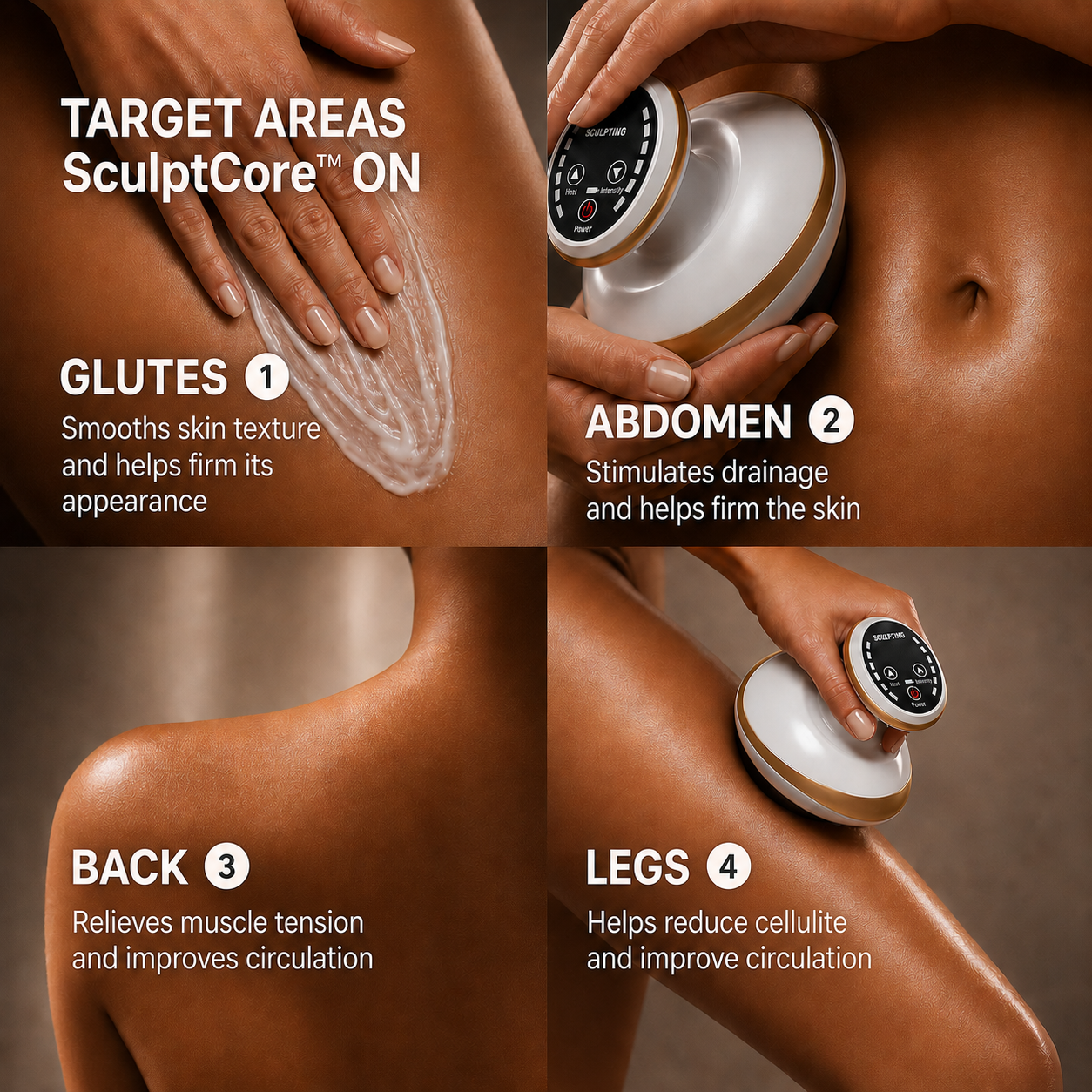 CÉLUVIA® SCULPTCORE™ ANTI-CELLULITE MASSAGER